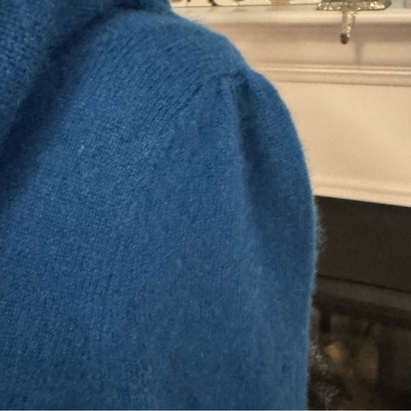 💙 Cynthia Rowley 100% Cashmere Cowl Neck Sweater Dress — Teal Blue (Size XS) 💙 - Picture 6 of 8